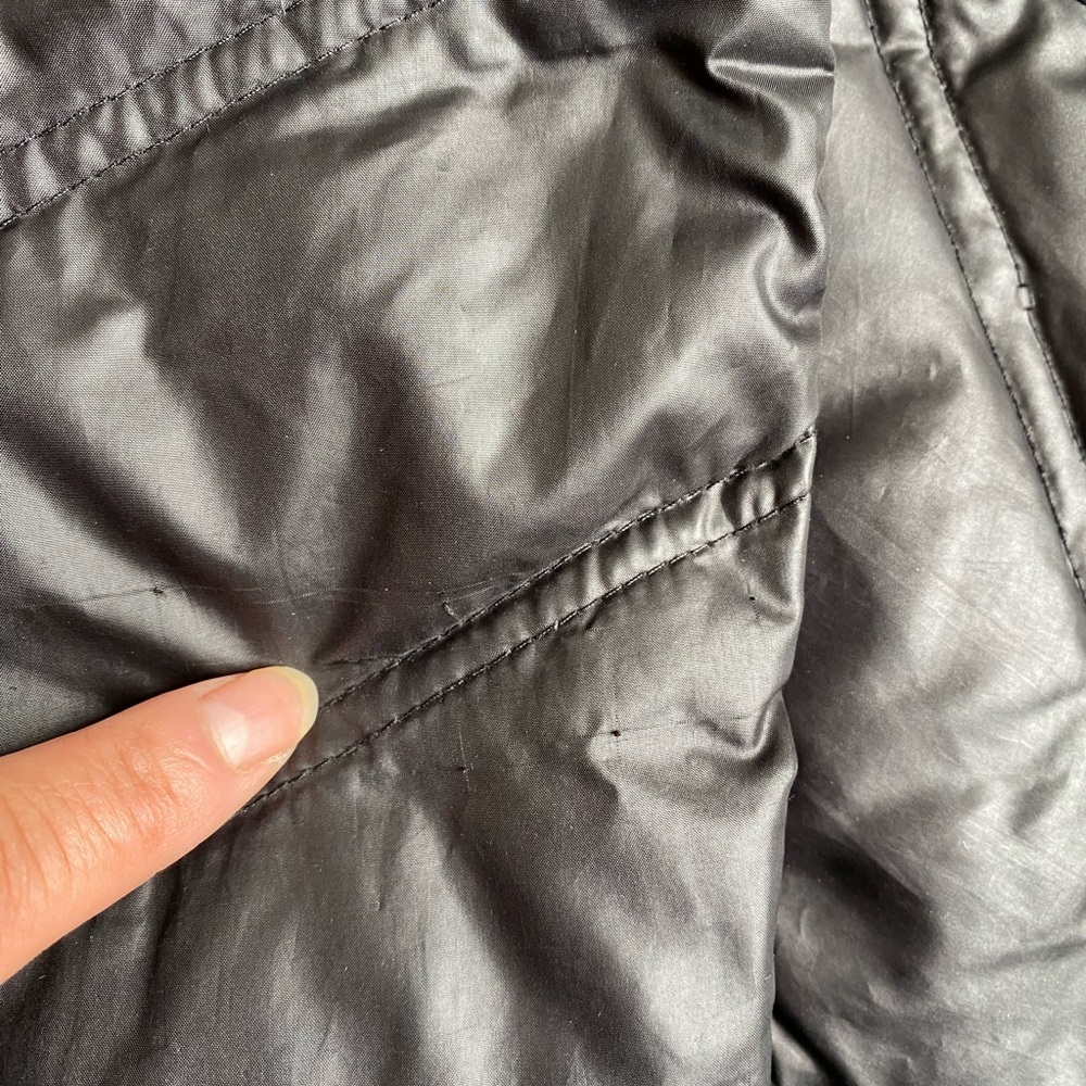Kenneth Cole Women's Black Puffer Jacket Size L Fillig: 90% Duckdown - Picture 5 of 8